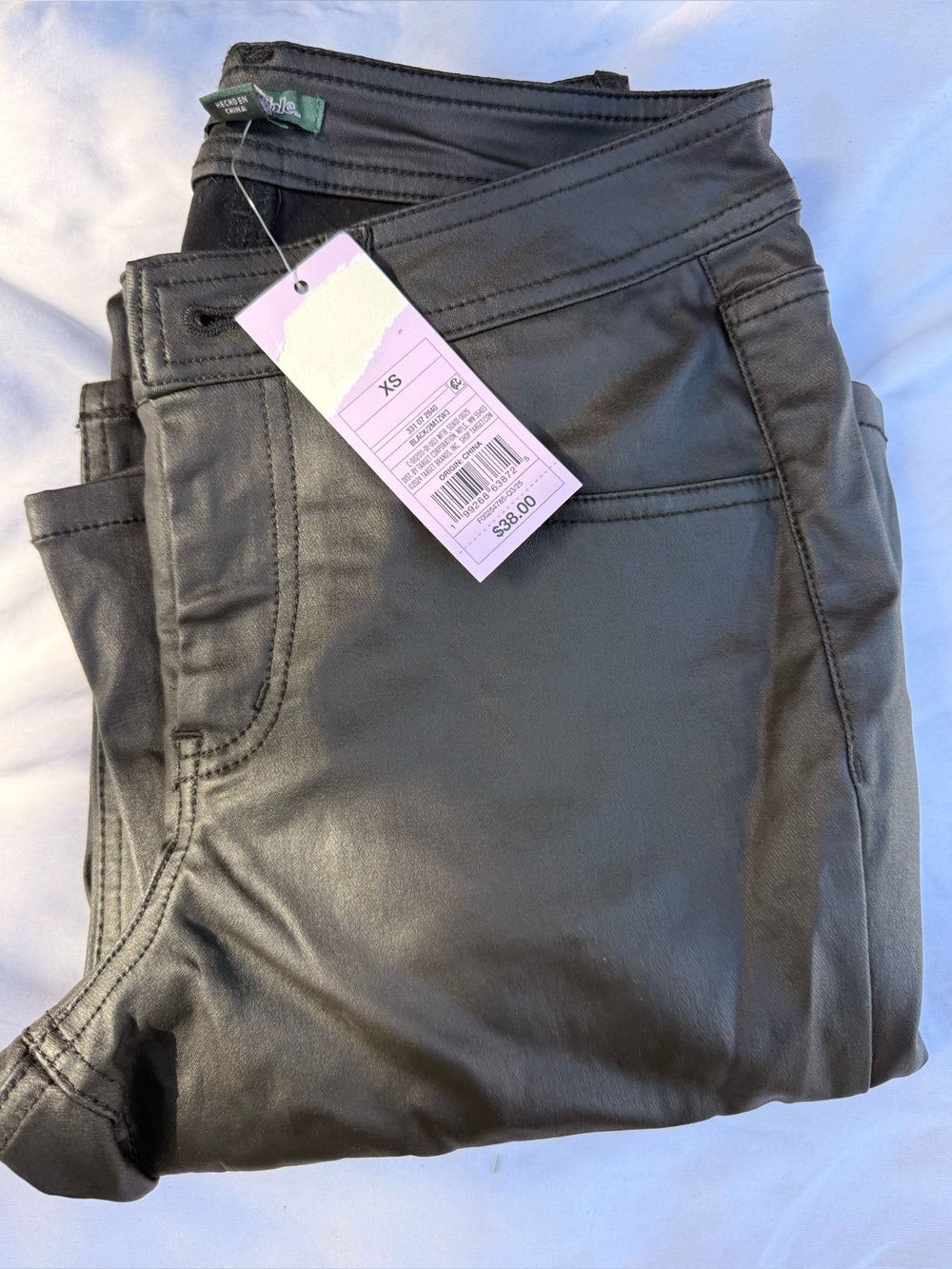 wild fable Black Faux Leather Jeggings